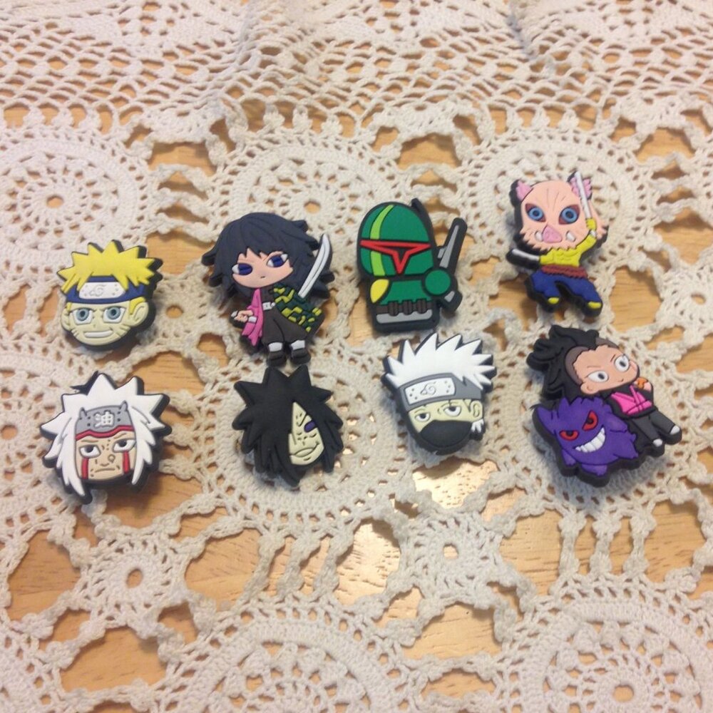 Jibbitz, Naruto Anime Shoe Charms for crocs or bracelets